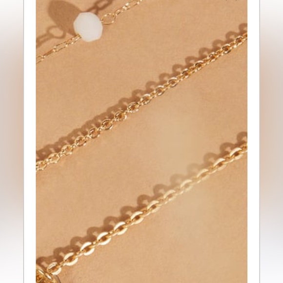 NWT Altar’d State Glass Bead Pendant Layered Necklace - Picture 4 of 6